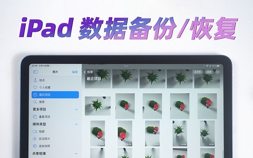 汇总 iPad 数据备份与恢复的 3 种方法，刷机、重置、降级必备！