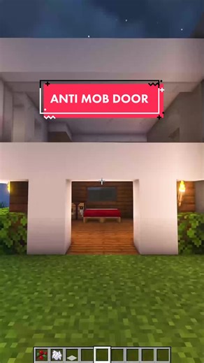 Minecraft Mob Proof Door: Protect Your House from Zombies