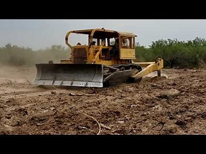 Caterpillar D8h root plowing south texas