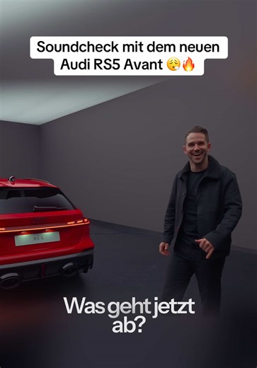 Soundcheck mit dem neuen Audi RS5 Avant 😮‍💨🔥 #rs5 #audirs5 #auto #autos #audi