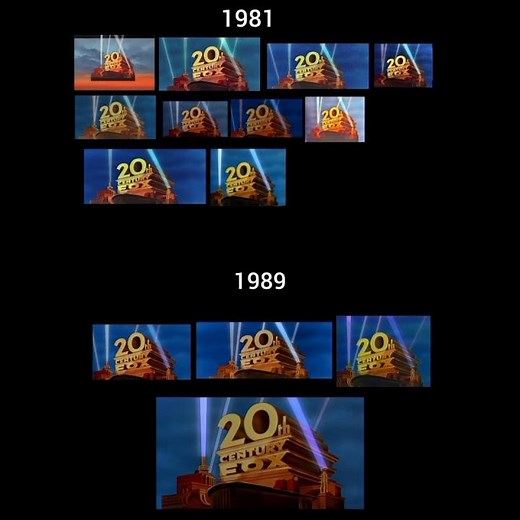 All 20th Century Fox 1981 Logo History