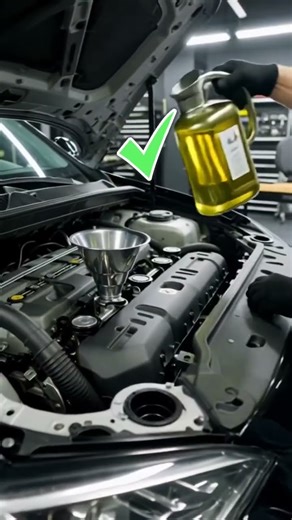 Common Mistakes and Solution When Pouring Engine Oil. #Engine #EngineOil #cars #CarCare