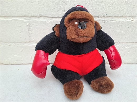 1980s Boxing Gorilla Vintage Teddy Collectors Plush Toy PMS Leigh-on-sea. - Etsy