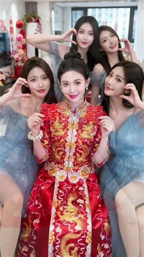 #The Most Beautiful Bridesmaid Squad #beauty #ootd #中式婚礼 #婚礼现场