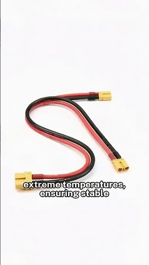 🔌 Set of 2 XT60 female to XT30 male adapters with 10cm 14AWG silicone cable