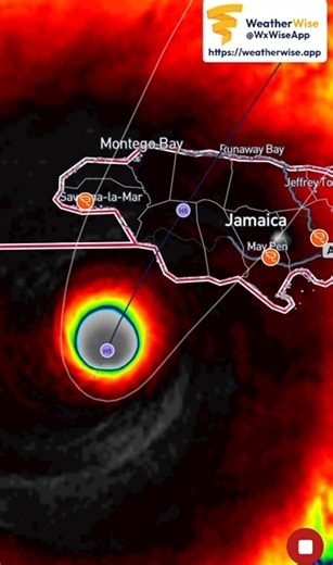 175 mph sustained winds with gusts over 200. 901mb pressure. #PrayforJamaica #melissa | JP Midwest Storm Chaser