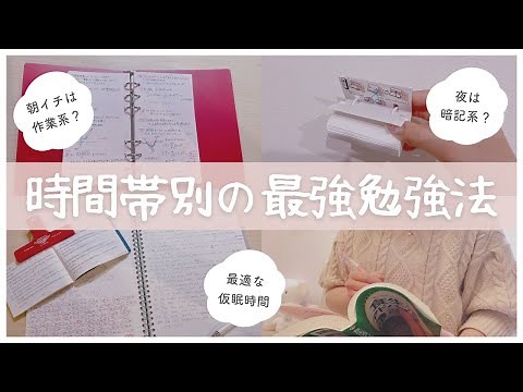 Daily Study Routine: A Tokyo University Graduate Explains What to Study During the Morning, Noon,...