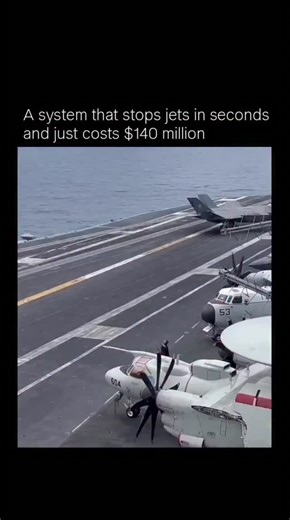 Xploring GPT5 on Instagram: "An aircraft carrier’s landing system is pure engineering brilliance — capable of stopping a fighter jet going 150+ mph in just a few seconds. 🛩⚙️ When the jet’s tail hook catches one of the steel arresting wires stretched across the deck, the force is transferred into massive hydraulic cylinders below, which absorb and release the jet’s energy with pinpoint control. It’s a perfect balance of power, timing, and precision — the difference between chaos and control on 