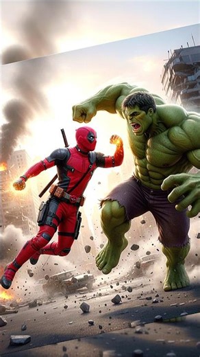 Deadpool vs Hulk 💪 | Who’s the Real Hero?🔥