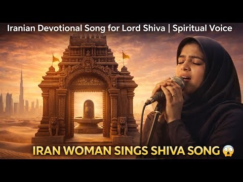 Iranian Woman Singing Shiva Song | Om Namah Shivaya | Devotional Voice 😲