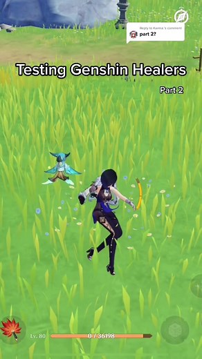 Genshin Impact Healers Comparison: Testing Self Sacrificial Healing Abilities