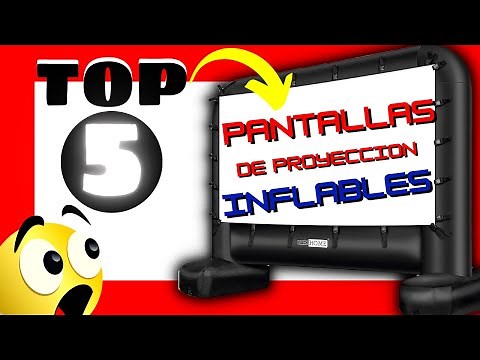 Las 5 Mejores PANTALLAS INFLABLES Para proyección| Pantallas Para Proyectores De CINE EN CASA