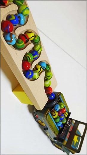 marble Run Race #cartoon #car #kids #marble