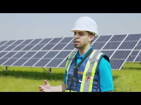 Agri Ready Solar Polar Racking’s CORE Fixed Tilt System in Action Utility Scale + Sheep Grazing