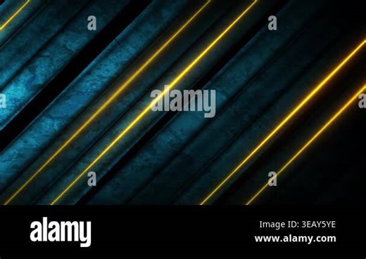 Dark blue motion background with glowing yellow lines Stock Video Footage - Alamy