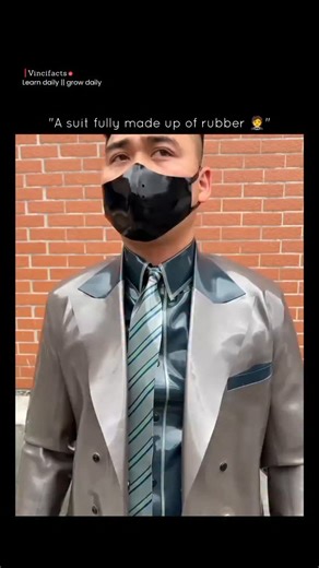 𝐅𝐀𝐂𝐓 | 𝐇𝐈𝐒𝐓𝐎𝐑𝐘 | 𝐈𝐍𝐅𝐎 on Instagram: "At first, this suit looks futuristic — but then you realize it’s made entirely from plastic and rubber. 🧥🌧️ It’s not designed for fashion. It’s designed for function. This kind of material creates a complete waterproof barrier, making it extremely effective in heavy rain or wet environments. Plastic and rubber suits work because they’re non-porous. Water can’t seep through, soak in, or weigh the fabric down. That’s why the surface stays gloss