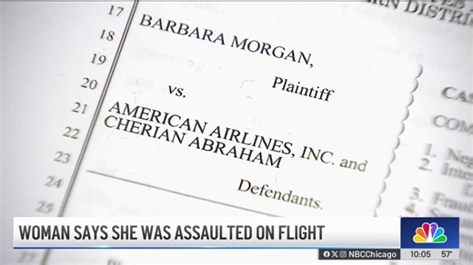 Woman files lawsuit following alleged in-flight sexual assault on American Airlines flight