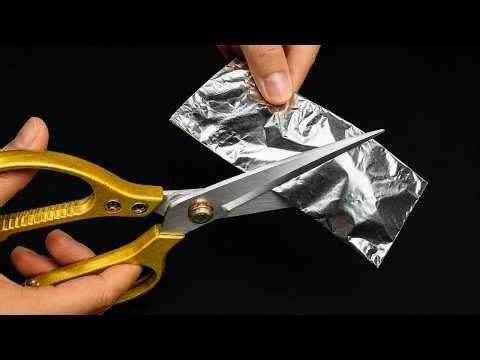 Don't Throw Away Your Dull Scissors! I Tested 3 Sharpening Hacks