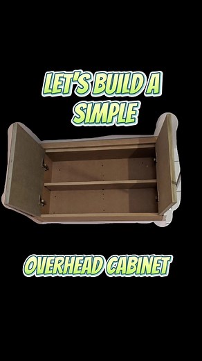 Simple MDF Overhead Cabinet | Woodworking Joinery Tutorial