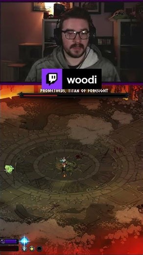 Hardest Prometheus Fight #twitch #clip #gaming #clips #funny #greekmythology #hades #roguelike #boss