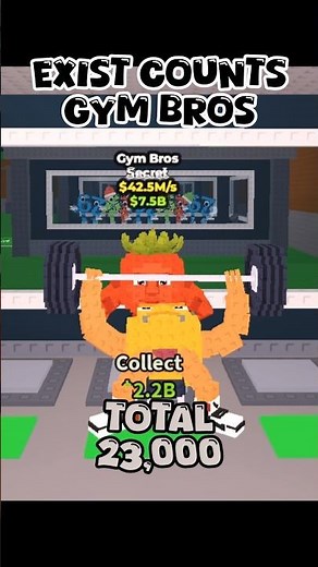 GYM BROS EXIST COUNTS 😱 #roblox #stealabrainrot