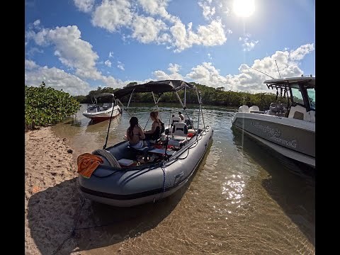 Running Heavy! Testing the Saturn SD518 Inflatable Boat with 5 passengers for stability and speed.