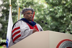 At doctoral ceremony, a strong call to provide opportunity for all