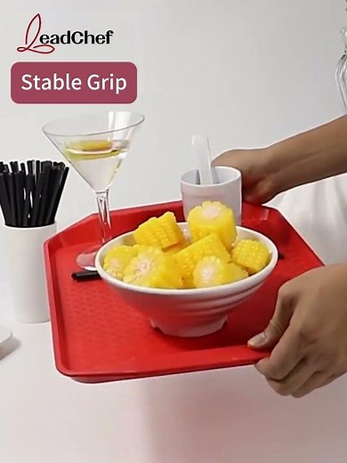 Fast Food Plastic Trays - Durable Anti-Slip Design for Commercial Use