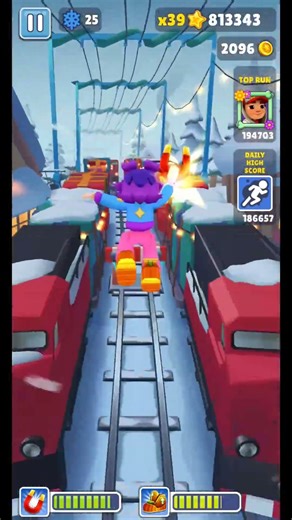 🎅 Subway Surfer Tricky Endearing Holiday Outfit Unlock Gameplay 🎄 #shorts #subwaysurfers