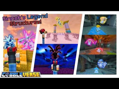 COBBLEVERSE Sinnoh Legendary/Mythical Strucutres! (How to Find & Summon Them!)