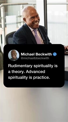 Anyone can speak about love. But can you be love when it’s inconvenient? Anyone can talk about abundance. But can you trust it when everything looks scarce? Spiritual evolution begins when your philosophy becomes your reflex 🙏🏾 | Michael Bernard Beckwith