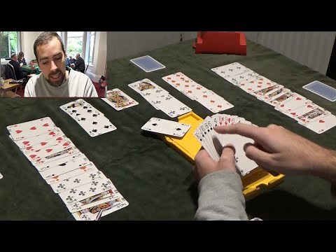 #59 ~ Full Bridge Game - Bidding & card play explained ~ 4 SPADES ~ #18 SAYC American Bridge
