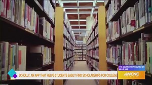 An app that helps students easily find scholarships for college and graduates pay off their student debt, sponsored by Sallie Mae