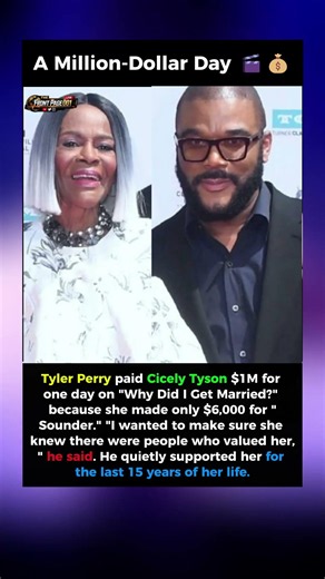 Tyler Perry Paid Cicely Tyson $1 Million For ONE Day of Work