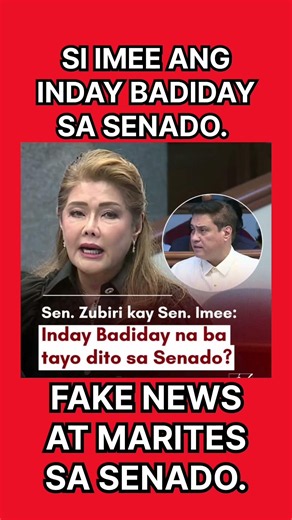 SI IMEE ANG MARITES SA SENADO.