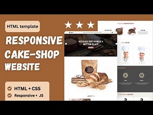 Responsive Bakery Website Design Using HTML - CSS - JAVASCRIPT