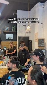 Restricted secret set: went to get coffee and found Restricted playing