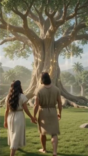 Adam and Eve are the first man and woman created by God in the Bible #backtothebible #theprophecy