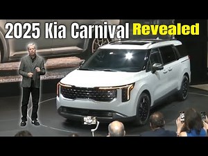 2025 Kia Carnival Minivan Revealed at the Chicago Auto Show 2024