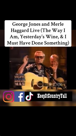 George Jones & Merle Haggard Live Performance Highlights