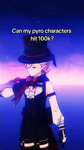 Can my pyro characters hit 100k? | Genshin Impact | #genshinimpact #mavuika #shorts