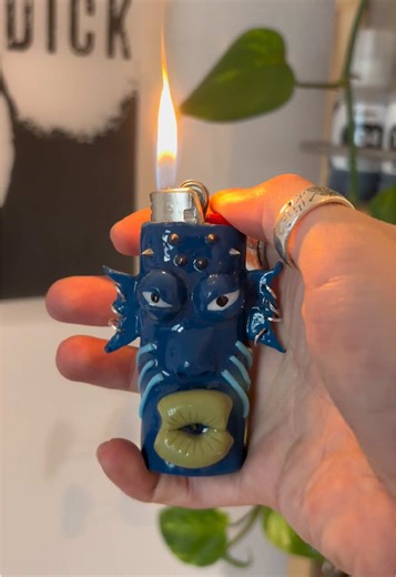 Obsessed with this one!!🌟🌟 #diy #fyp #lightercase #creatorinsights #polymercraft