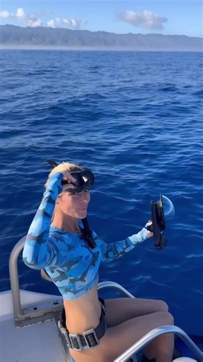 Quick share from 2 camera phone views from this morning out @OneOceanDiving lots of dolphins and whales circling in the currents with the sharks all morning. Pardon the scratches on my phones camera housing dome (those are not from sharks biting it 😉) There’s a solid swell but we are in deeper water so doesn’t affect us unless its really windy. The whales were cruising around us offshore and the big swell is mixing deeper sediment so the fish are really moving in the water column, so its a lot 