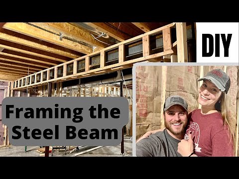 Finishing Basement #7: Framing Steel Beam & THE BEST RECESSED LIGHTING OPTION FOR A BASEMENT!