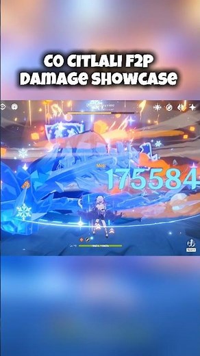 DPS Citlali Damage showcase #genshinimpact #citlali