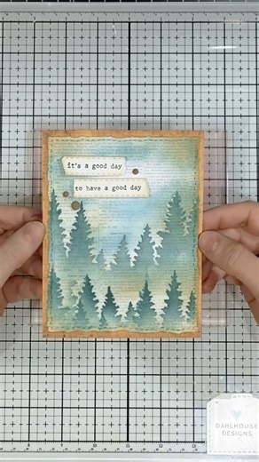What, a No Stamping Card? Yep. 🌲