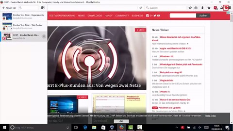 Neue Firefox-Funktionen sofort testen