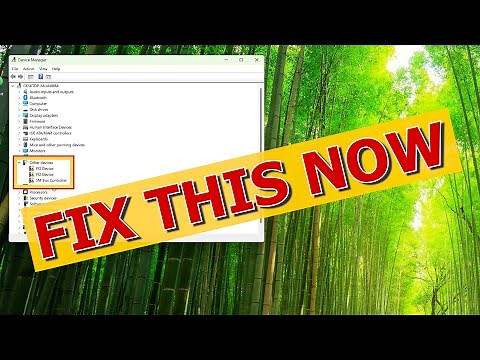 Drivers missing after windows install (PCI Device, SM BUS Controller)