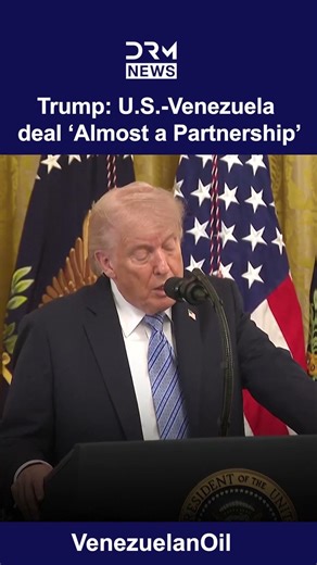 "ALMOST A PARTNERSHIP": Trump Reveals Booming U.S.-Venezuela Oil Deal | DRM News | AF1I