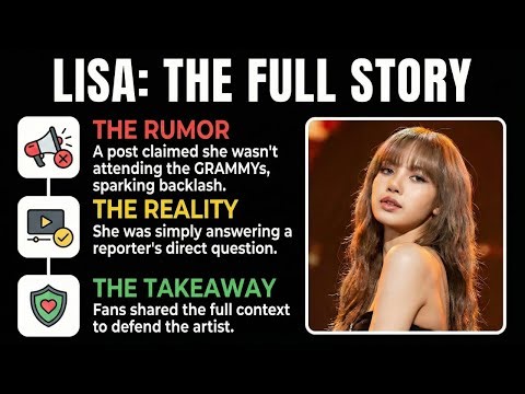 Why Is Everyone Attacking BLACKPINK's Lisa? The GRAMMYs Controversy
